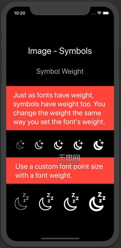 SwiftUI 中修改 Image systemname 的粗细程度